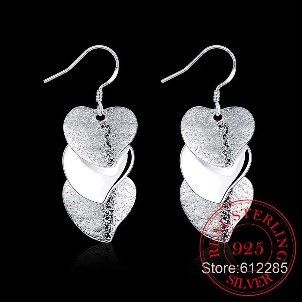 Серьги из серебра 925 пробы ювелирные изделия для свадебной вечеринки корейские