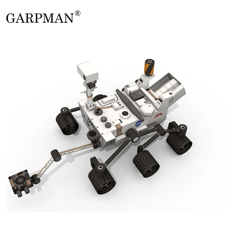 Бумажная модель для самостоятельной сборки с интересным принтом Mars Explore Rover