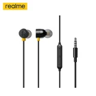 Наушники Realme Buds 2, проводные, 3,5 мм, с микрофоном, 3 кнопки