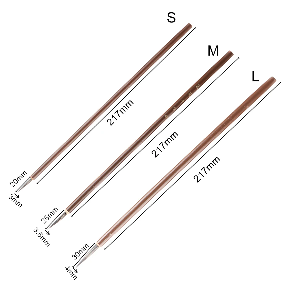 Бамбуковая ручка для рисования 1/3 шт. новинка кисть акварельная краска