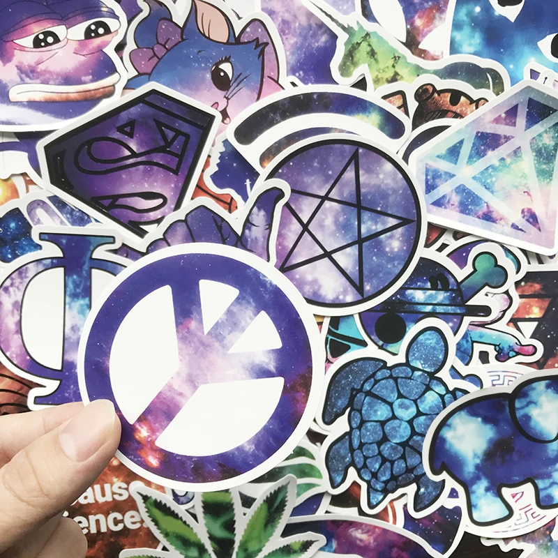 50 шт./упаковка наклейки для скейтборда ноутбука гитары холодильника|Наклейки