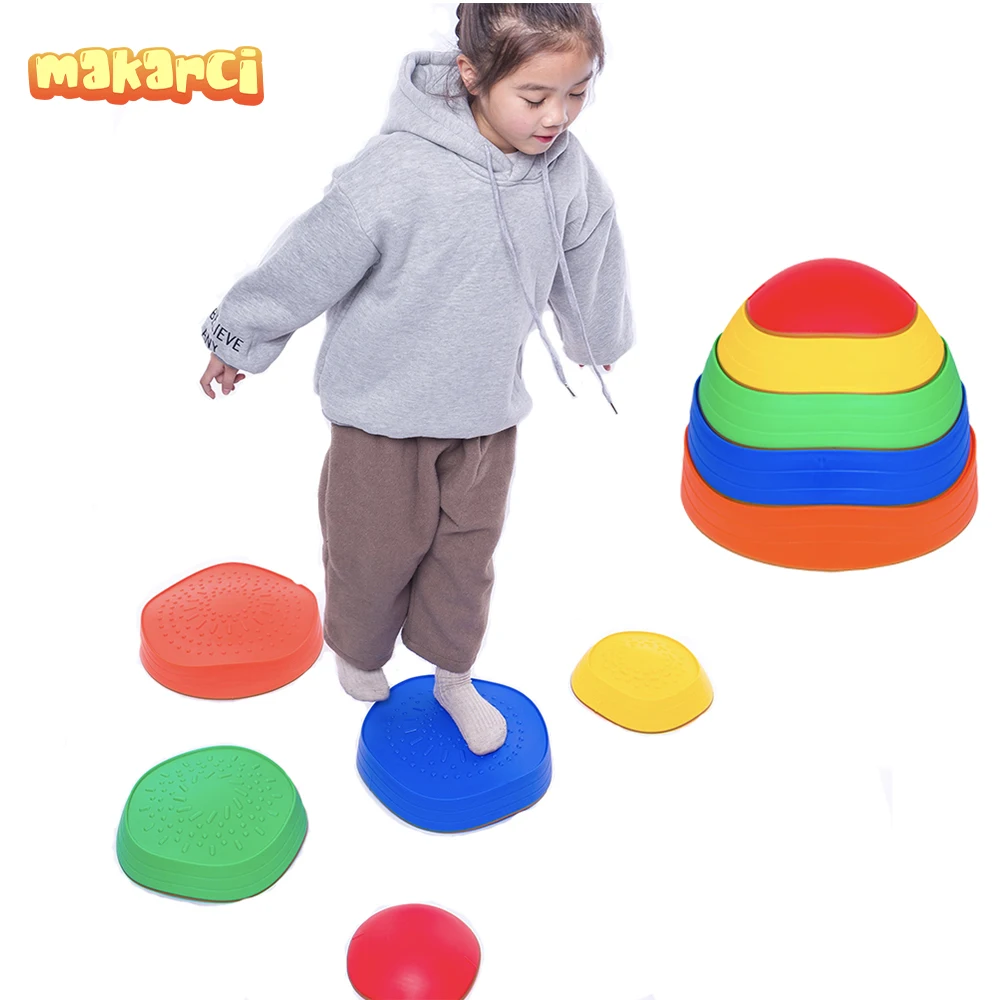 Нескользящие ступенчатые камни для детей обучающие игрушки сенсорной