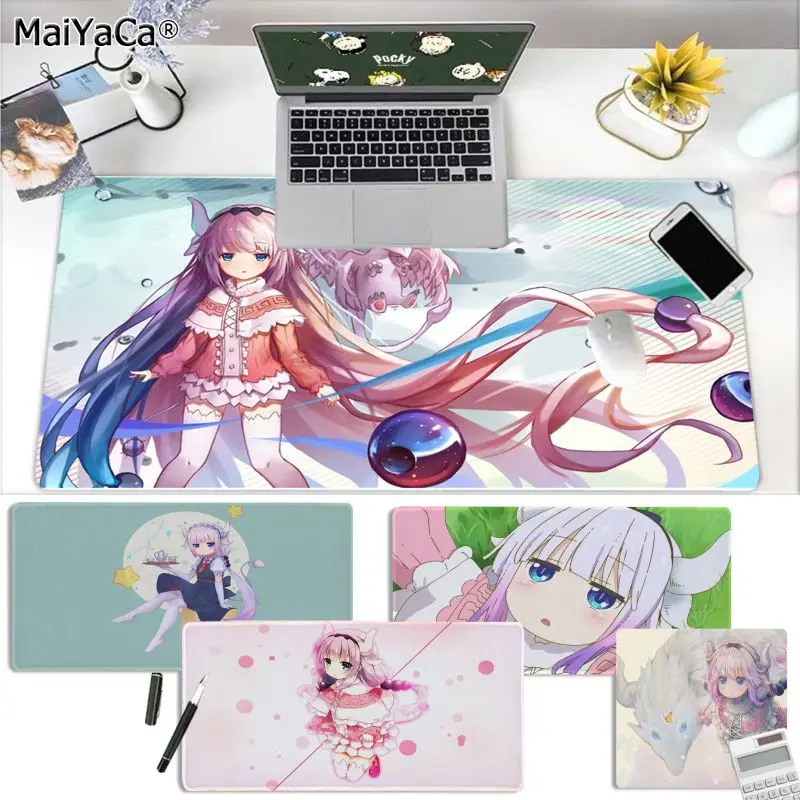 

MaiYaCa Miss Kobayashi's Dragon Maid Kanna Kamui Cute Girls Large Mouse pad PC Computer mat Rubber PC Computer Gaming mousepad