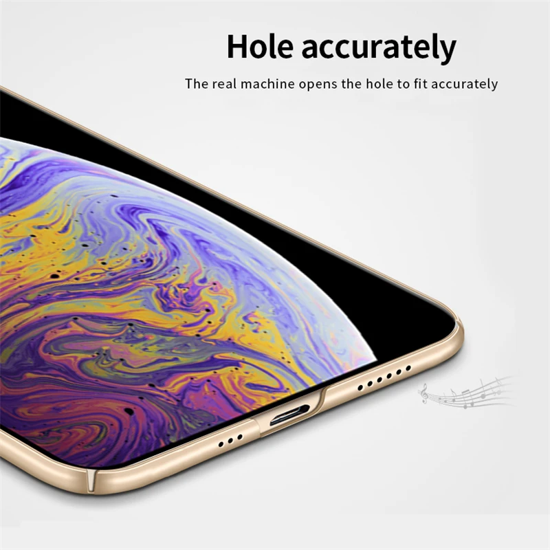Для iPhone SE 2020 Чехол Жесткий ПК Тонкий против отпечатков пальцев тонкий гладкий для