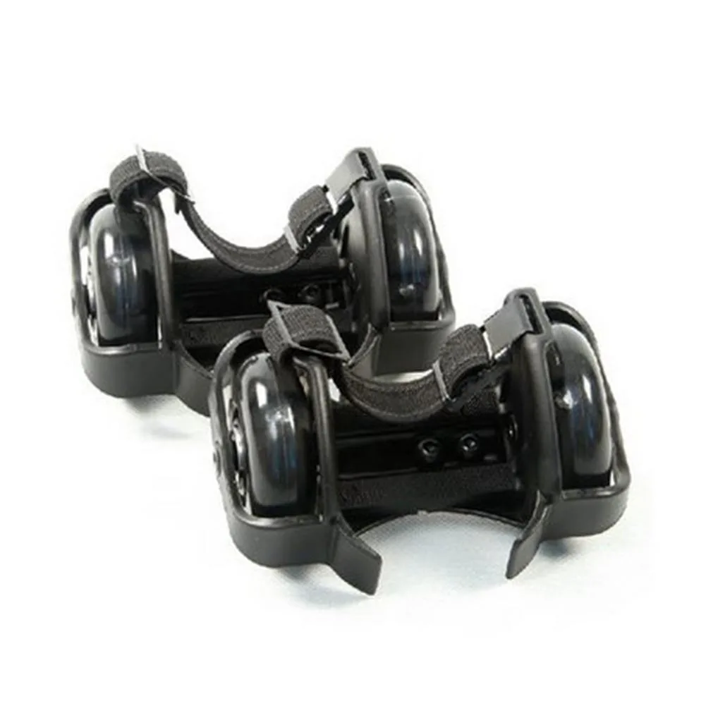 

1 Pair Accessories Adjustable Kids Heel Skating Shoes Flashing Roller Wear Resistant Friction PVC Elastic 3 Colors Whirlwind