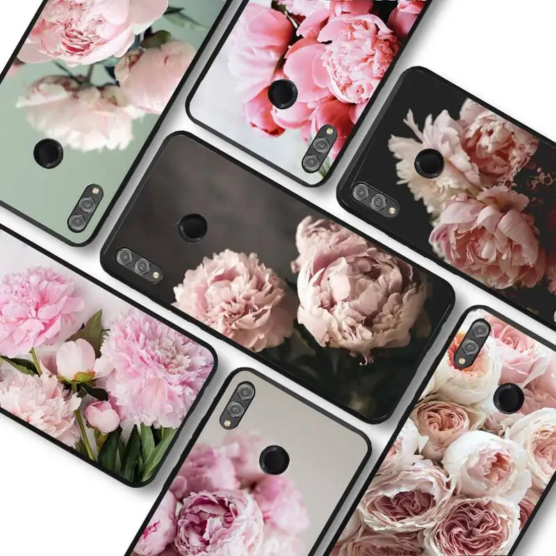 

Peonies beautiful flower Phone Case For Huawei honor 10Lite 10i 20 8x 10 Funda for Honor 9lite 9xpro