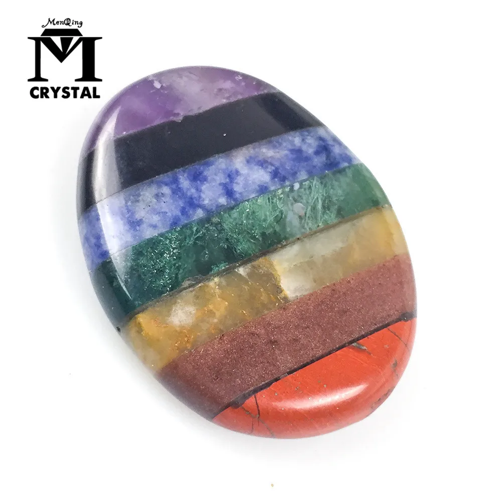 

Natural Crystal Seven Chakras Plate Guasha Facial Board Massager For Face Slimming Body Relax Resin Massage Eye Care