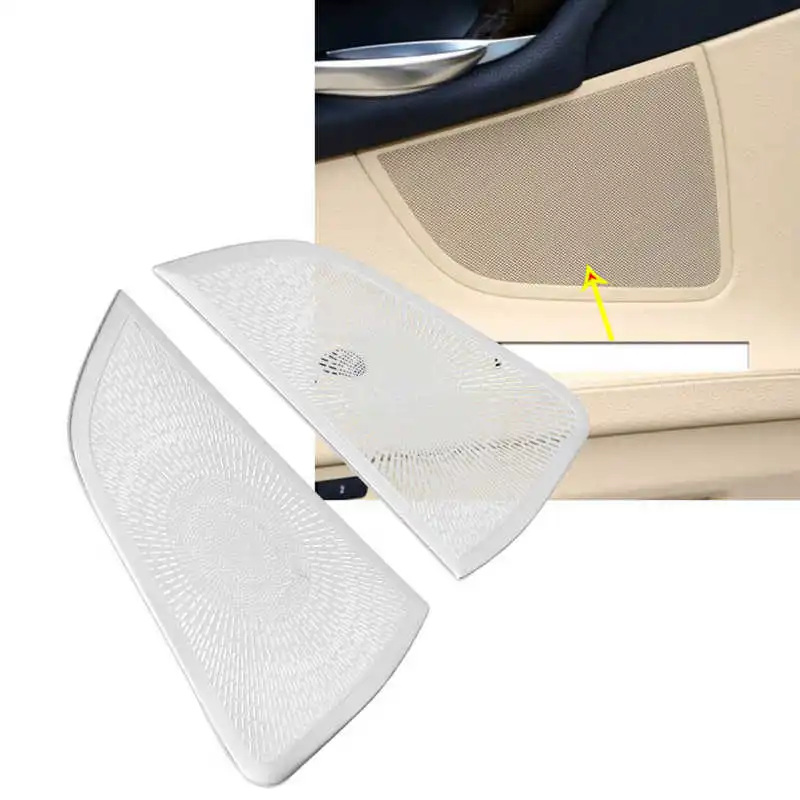 

2 шт./компл. автомобильный динамик передней двери декоративная рамка, обшивка, накладка замена для 7 серии 2009-2014 Новинка