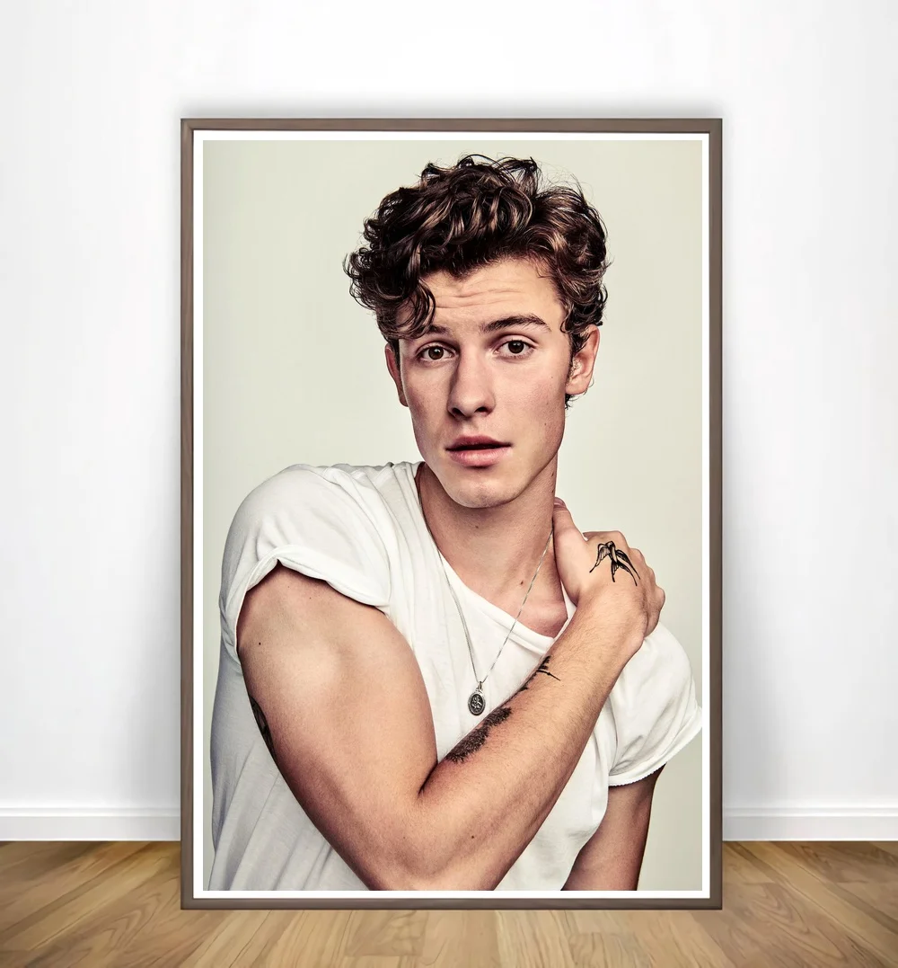 Shawn Mendes Poster ART Canvas Art Painting Wall Pictures For Living Room Home Decor | Дом и сад
