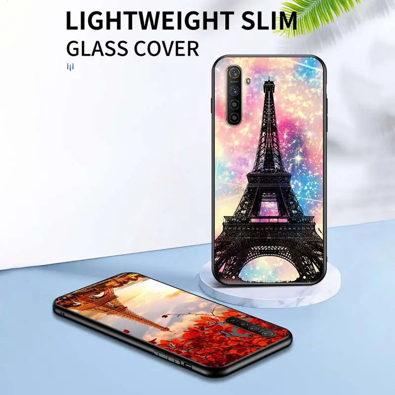 

The Eiffel Tower fashion for OPPO Realme V15 X5 X3 X50 X7 X2 C17 C11 C3 C2 7 7i 6 6S 6i 5 Narzo 20 Pro Black Phone Case