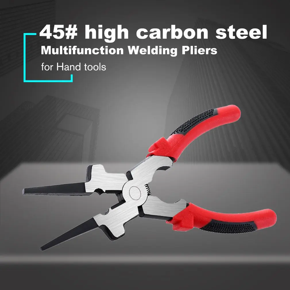 

8" Multi-Function Welding Pliers for MIG Welder Torch Nozzle Spatter Cleaning TIP Installation Removing Wire Cutting