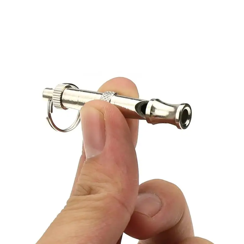 

1 set High Quality Puppy Pet Dog Whistle Ultrasonic Adjustable Sound Key Training Free shipping