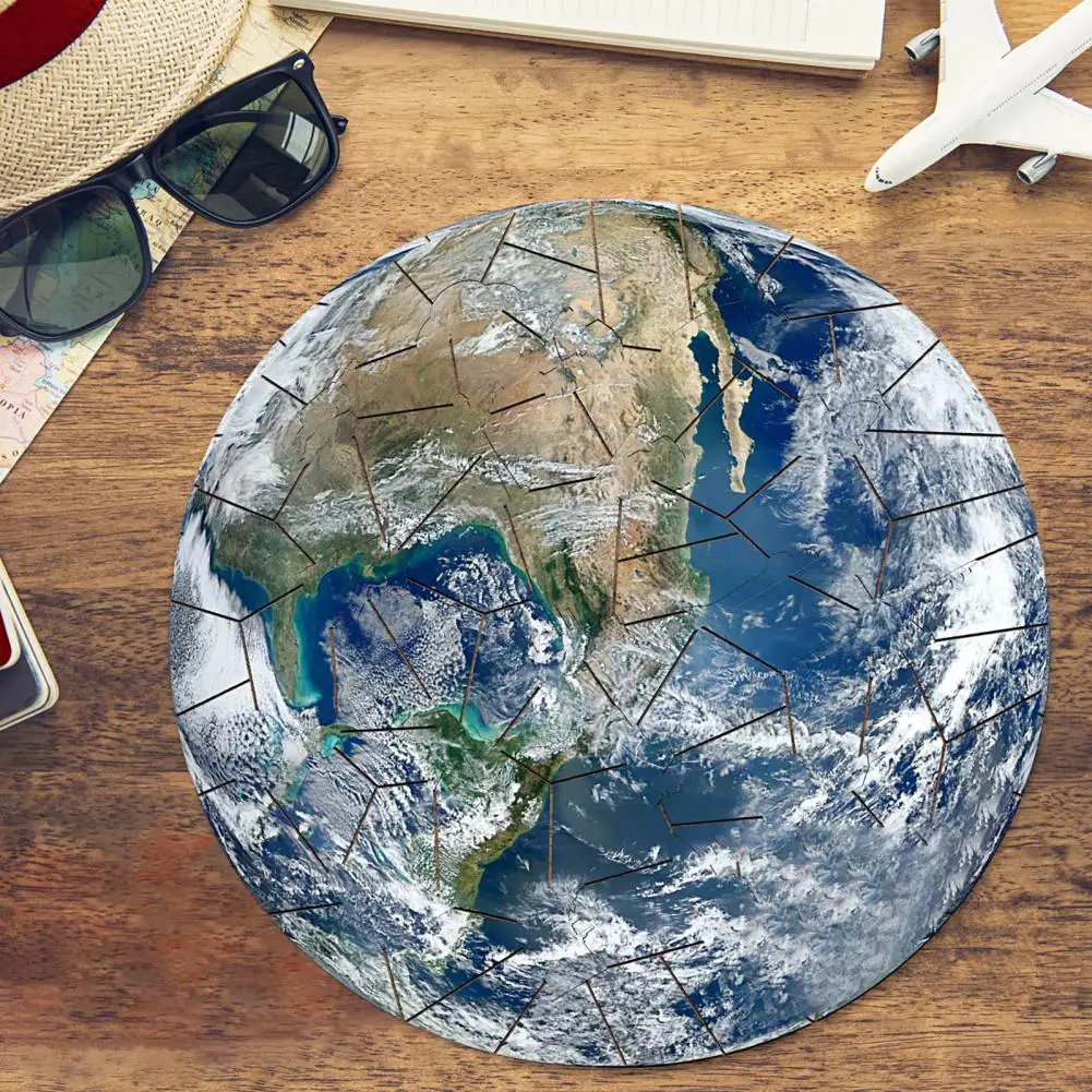 Креативный нестандартный самолёт яхта 3D земля Головоломка Детские развивающие