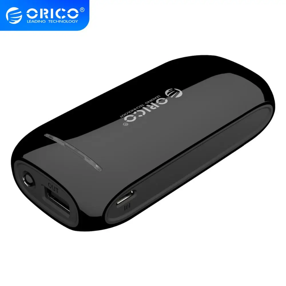 ORICO 4000 мАч Power Bank 5V1A Зарядка для смартфонов с кабелем Micro USB 30 см портативный