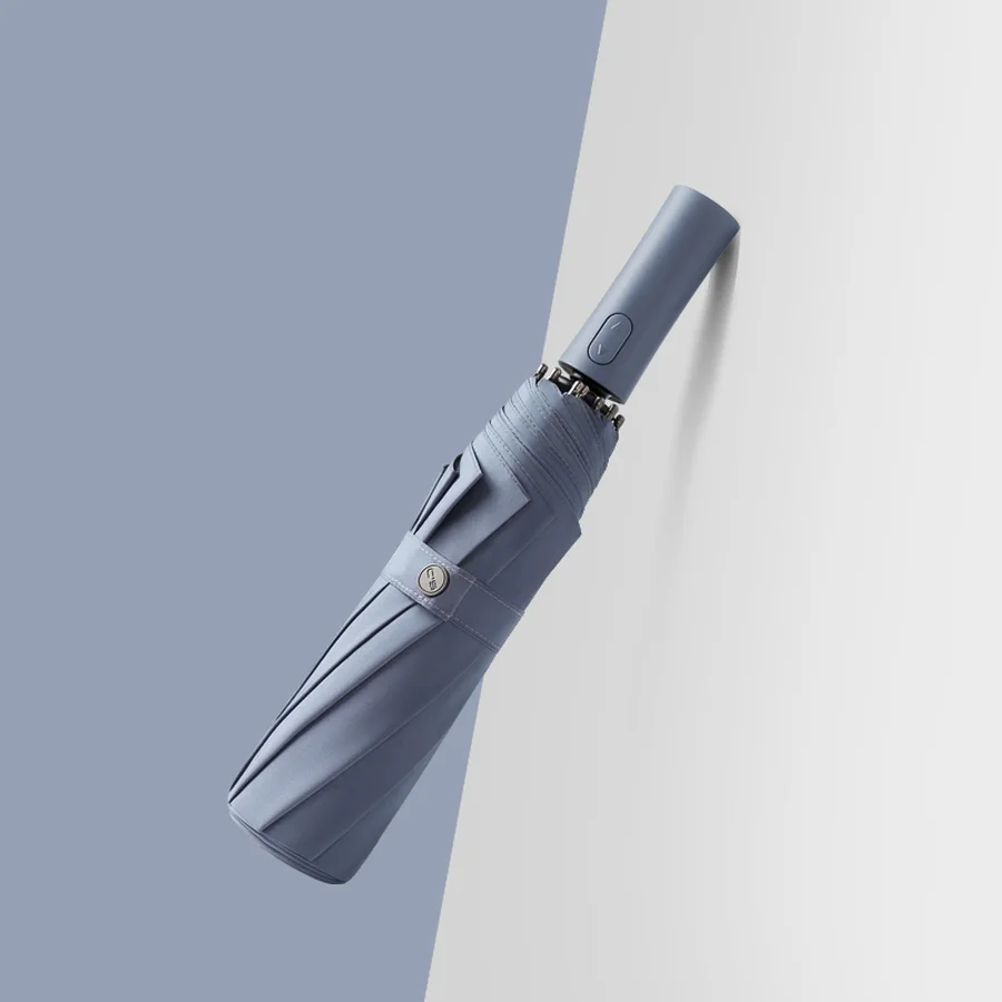 Складной зонт автоматический двухслойный мужской от солнца и дождя для