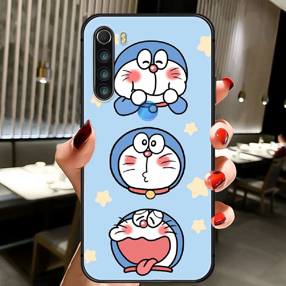 

Cartoon Cute Doraemon Cat Phone Case Cover Hull For XIAOMI Redmi 7a 8a S2 K20 NOTE 5 5a 6 7 8 8t 9 9s Pro Max black Waterproof