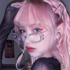 Новинка 2021, прямоугольные солнцезащитные очки, солнцезащитные очки для прыжков, в стиле хип-хоп, красивые и красивые девушки, необходимые вещи