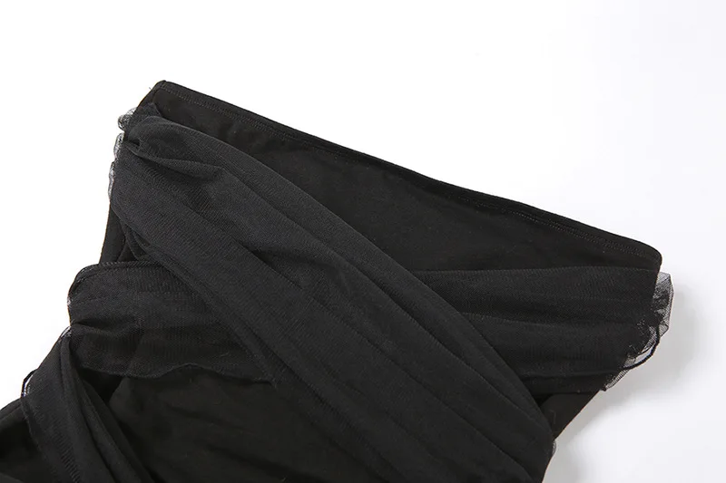 

Summer Dresses 2020 New Women's One-shoulder Sexy Halter Fashion Temperament Slim Dress Black Women Birthday Dress Women
