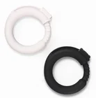 Кольцо для пениса Силиконовое Кольца для пениса с задержкой эякуляции, регулируемые белыесекс-игрушки черного цвета для мужчин