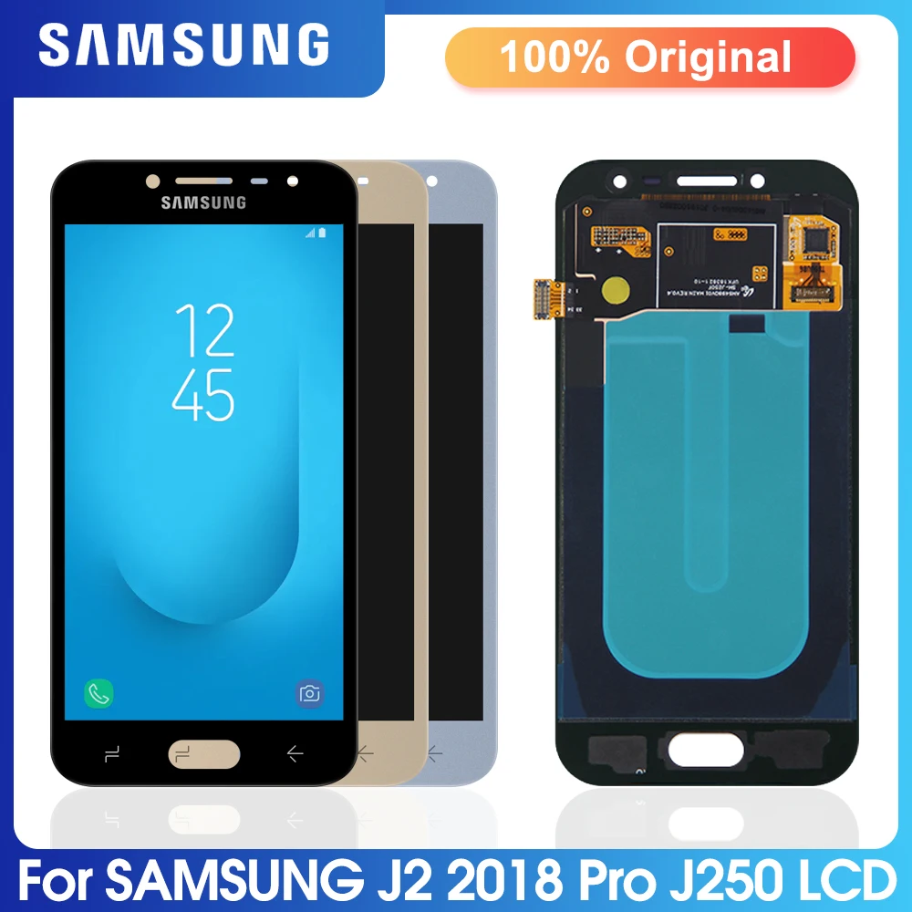 ЖК-дисплей 5 0 дюйма Super AMOLED для Samsung Galaxy J2 Pro 2018 J250 сменный сенсорный экран с