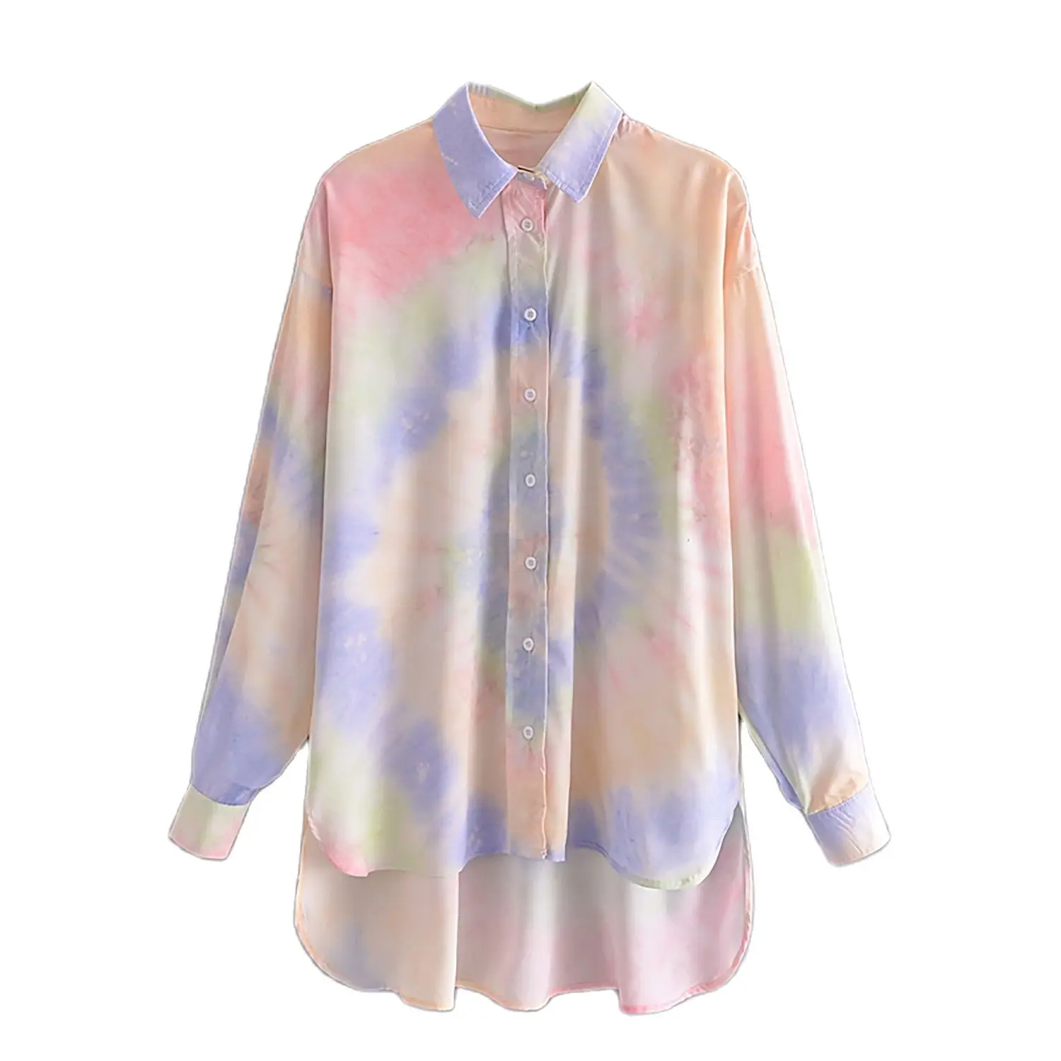 

JC·KILIG 2021 Tie Dye Printed Long Sleeve Shirt W62285J
