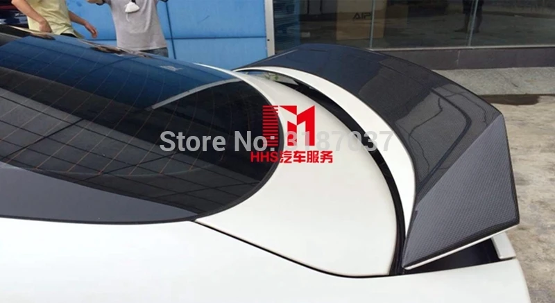 

for Audi A3 S3 lip shape car 4 doors Carbon Fiber rear boot Wing Spoiler Rear Roof Spoiler Wing Trunk Lip Boot Cover Car Styling