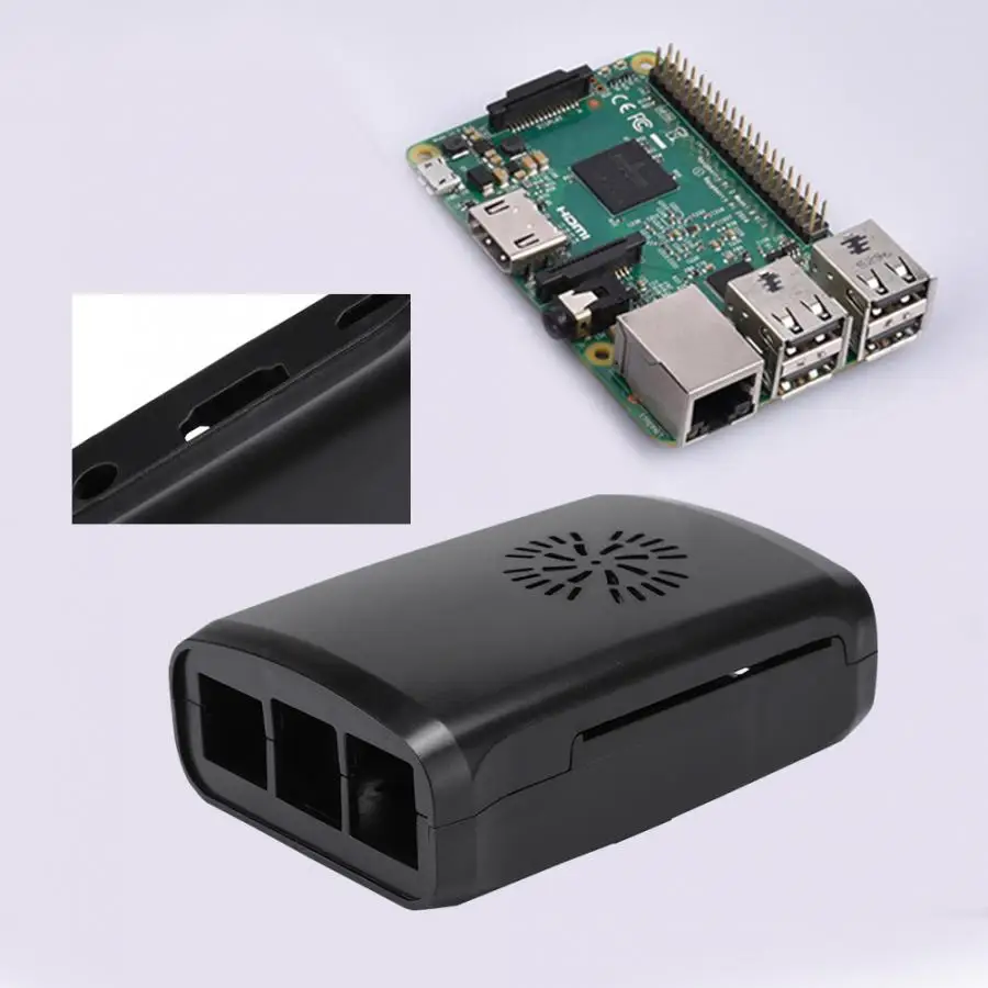 2 шт верхние и нижние крышки ABS литья под давлением чехол для Raspberry Pi 2/3/B + 2/B |
