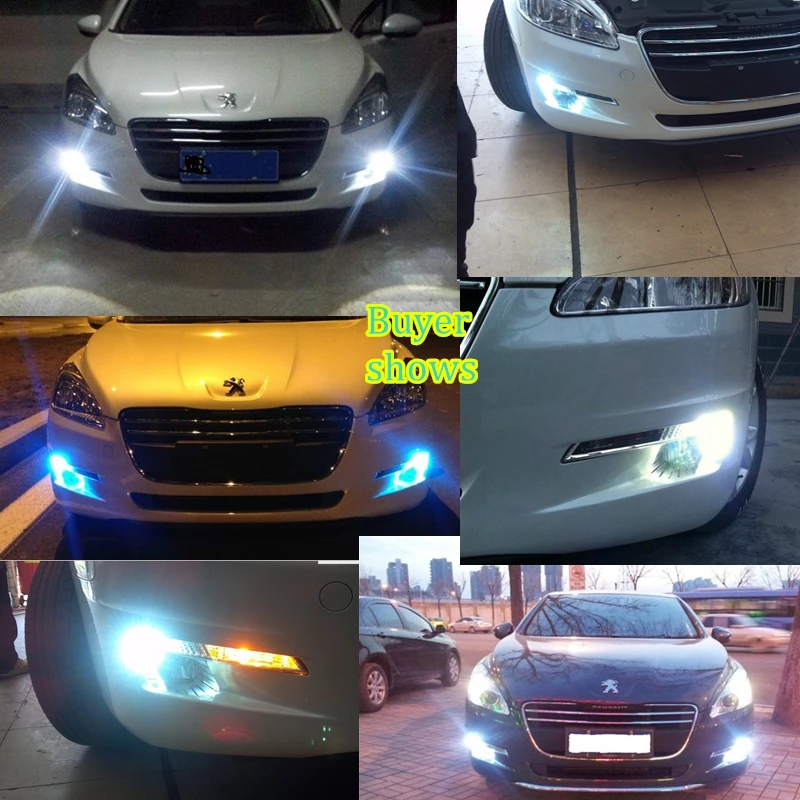 2x P13W Bulb SH23W PSX26W 12777 3030 LED Fog Daytime Running Light For Peugeot 508 Skoda Yeti 5L Mazda Audi A4 B8 PG18.5 | Автомобили и