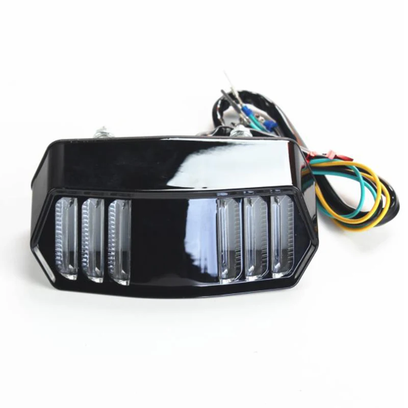 

Задний светодиодный указатель поворота для мотоцикла, стоп-сигнал, хосветильник вой индикатор, встроенный для Honda MSX 125 SF CBR650F CTX700