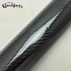 Виниловая пленка 5D из углеродного волокна, глянцевая черная текстурная пленка 5D для автомобиля, мотоцикла, наклейка, изменение цвета