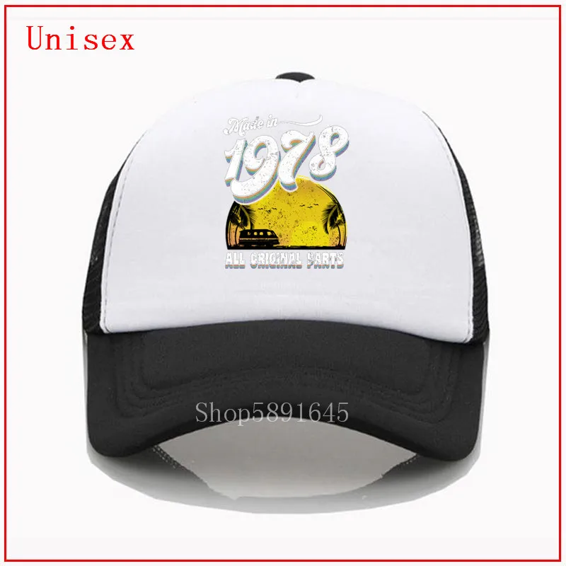 Сделано в 1978 году все оригинальные части белая бейсболка Мужская для конского