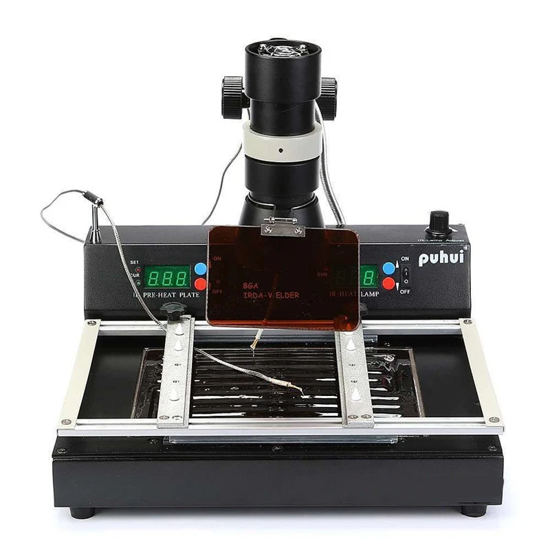 Паяльная станция PUHUI T870A BGA IRDA инфракрасная электрическая паяльная 35 50 мм CSP LGA QFP PLCC