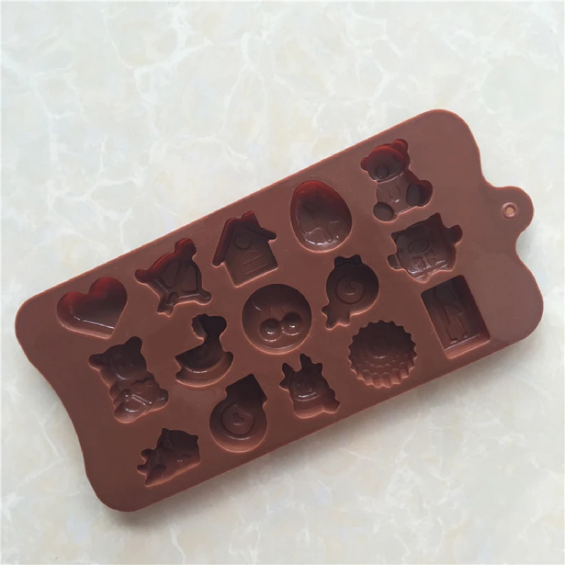 1 шт. форма медведя из мультфильма силиконовые формы для шоколада льда кубик