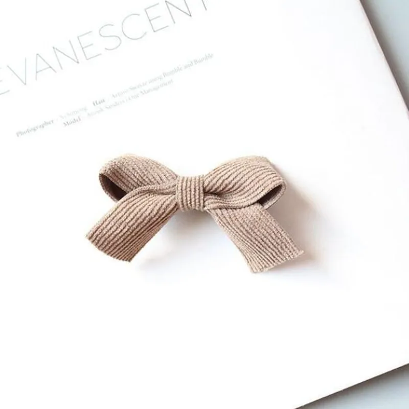 8 шт. бархатные заколки для волос с бантом девочек милые модные женские корейские