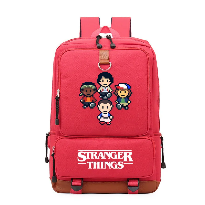 

Hot Stranger Things Backpack Schoolbag for Teenagers School Bags Travel Casual Laptop Bags Rucksack Luminous