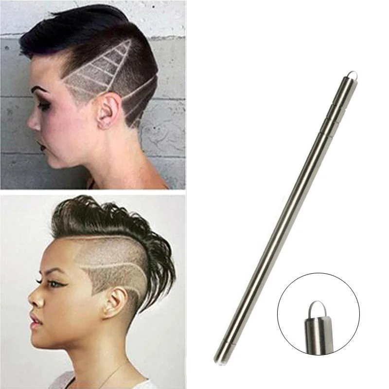 1 ручка + 10 лезвий зажимом салон волшебная с гравировкой Нержавеющая сталь Бритва