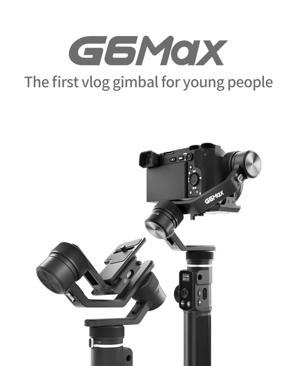Feiyutech G6 Плюс/G6 Max 3-осевой Карманный стабилизатор для экшн-Камеры Gopro hero DJI Osmo экшн Камера sony a6000 PK Zhiyun Crane M2
