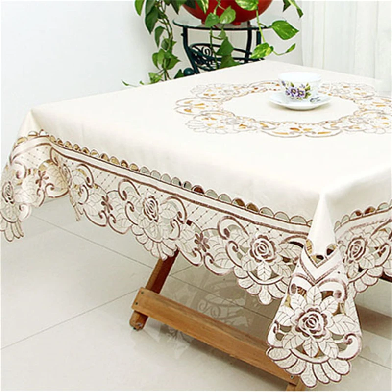 Европейская Цветочная прямоугольная скатерть для стола распродажа пасторальная