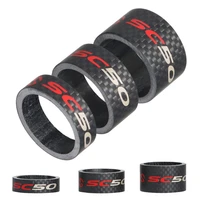 3pcsset bicycle headset spacer full carbon fiber 1 18 inch washer set 101520mm mtb bike stem washer cycling accessories