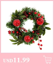 Новогодний Санта-войлок 10 шт рождественские украшения дерево кулон Одежда патч Natale Санта-Клаус Kerst Navidad@ YL