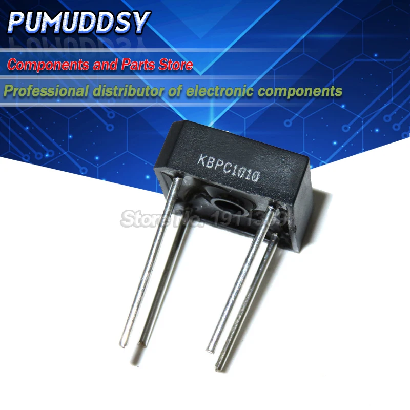 5 шт. диодный мост KBPC1010 10A 1000 в DIP выпрямитель новый и IC | Электронные компоненты
