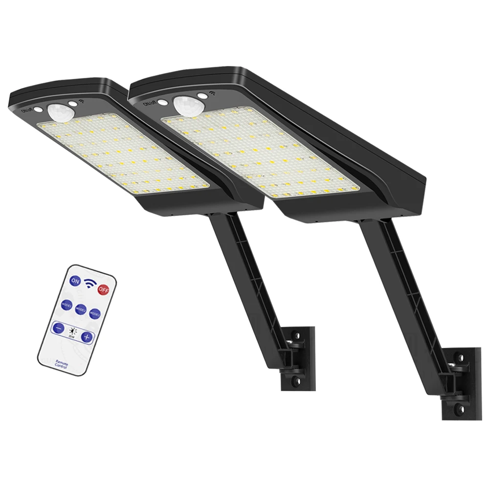 

900lm Solar Light Motion Sensor Rotable Lamp 56pcs Leds stree wall Lighting For Outdoor Garden Free shipping
