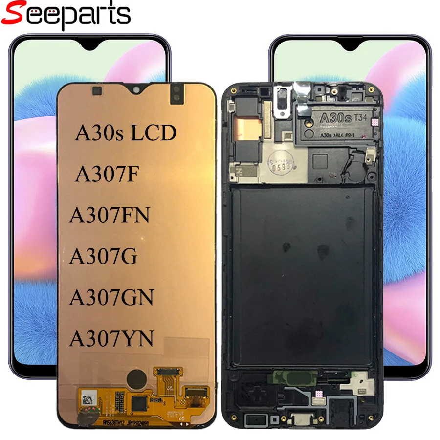Для Samsung A30S lcd сенсорный экран дигитайзер сборка для galaxy A307F/DS A307FN/DS A307G/DS A307GN/DS A307YN