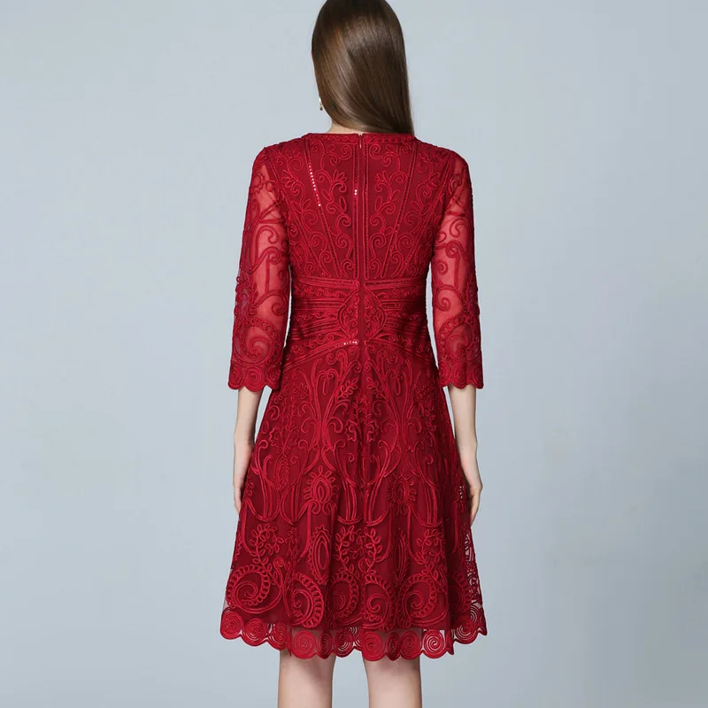 Женское облегающее платье-клеш винтажное праздничное платье в стиле ретро без