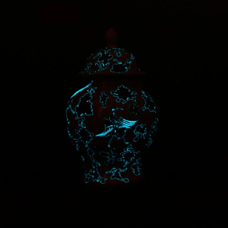 Антикварные искусственные цветы банки для имбиря с крышкой шляпкой украшение