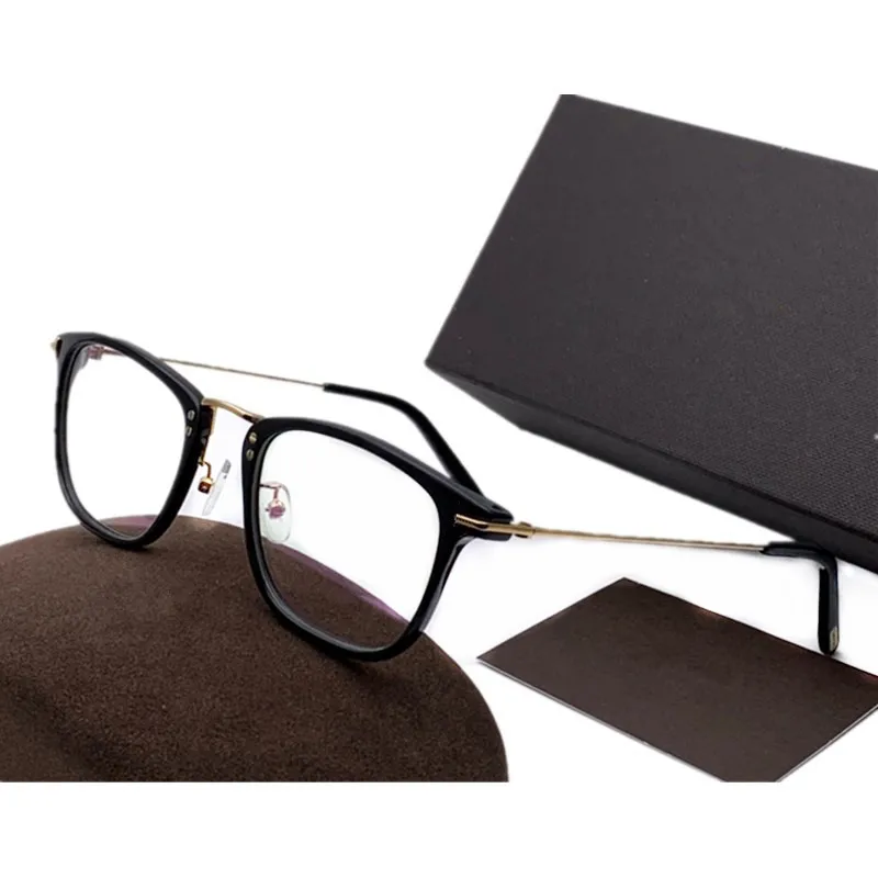 

Fashion 0672 Men Eyeglasses Frame Rectangular Glasses 51-21-145 Imported Plank Metal Bridge for Goggles Prescription Fullset