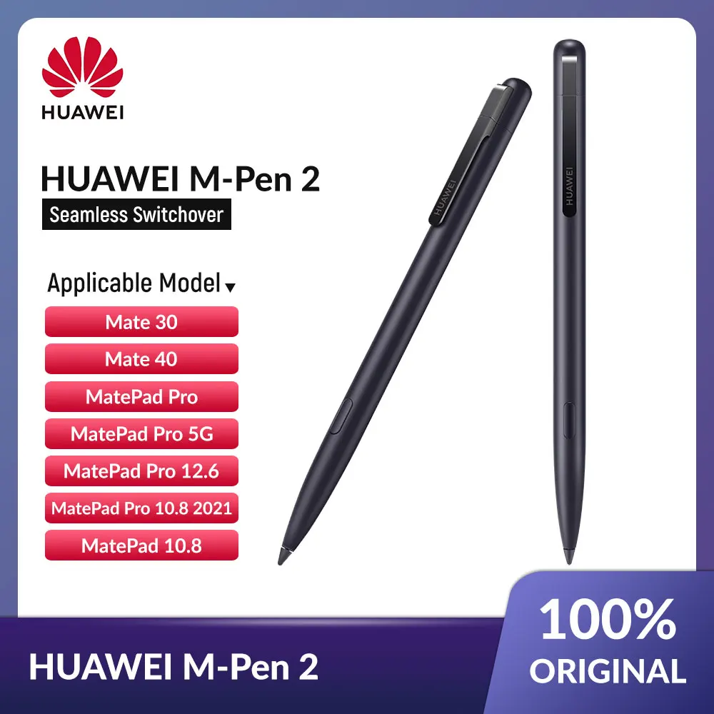 

HUAWEI M-Pen 2 Stylus Touch Pen Magnetic Attraction Wireless Charging For Mate 40 Pro Matepad10.8/10.4/11 MatePad Pro 10.8/12.6