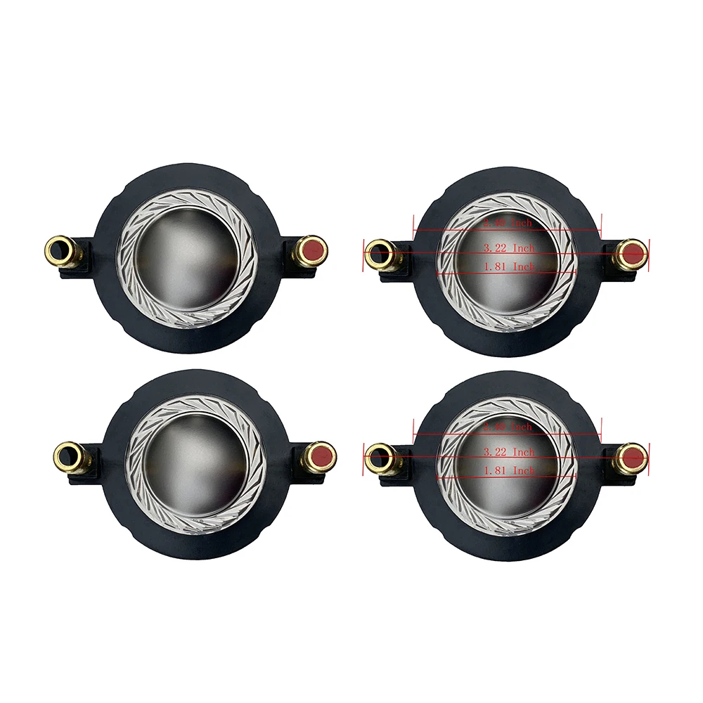 

STARAUDIO 4Pcs 34MM Driver Tweeter Replacement Diaphragms Titanium Compression PA Audio DJ Tweeter Diaphragms SDP-34MM