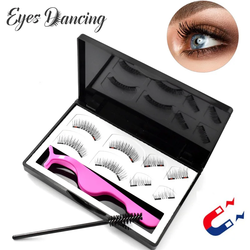 Магнитные ресницы для глаз без клея натуральные длинные макияжа инструменты