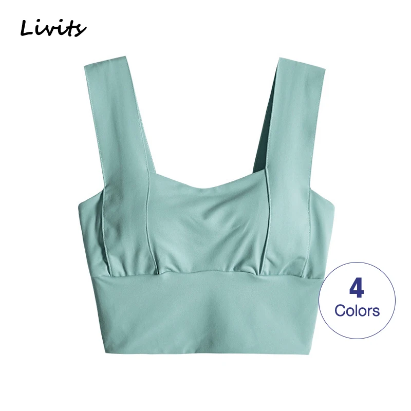 

Топ спортивный женский, без косточек, со встроенными вкладышами, SA0908